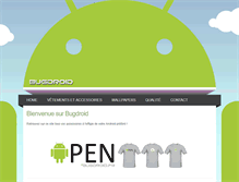 Tablet Screenshot of bugdroid.fr